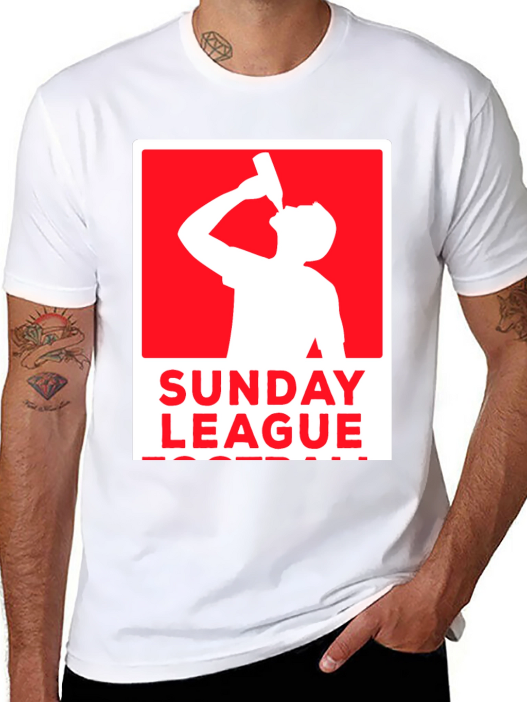 Sunday League Football T-Shirt - Novelty Drinking Design