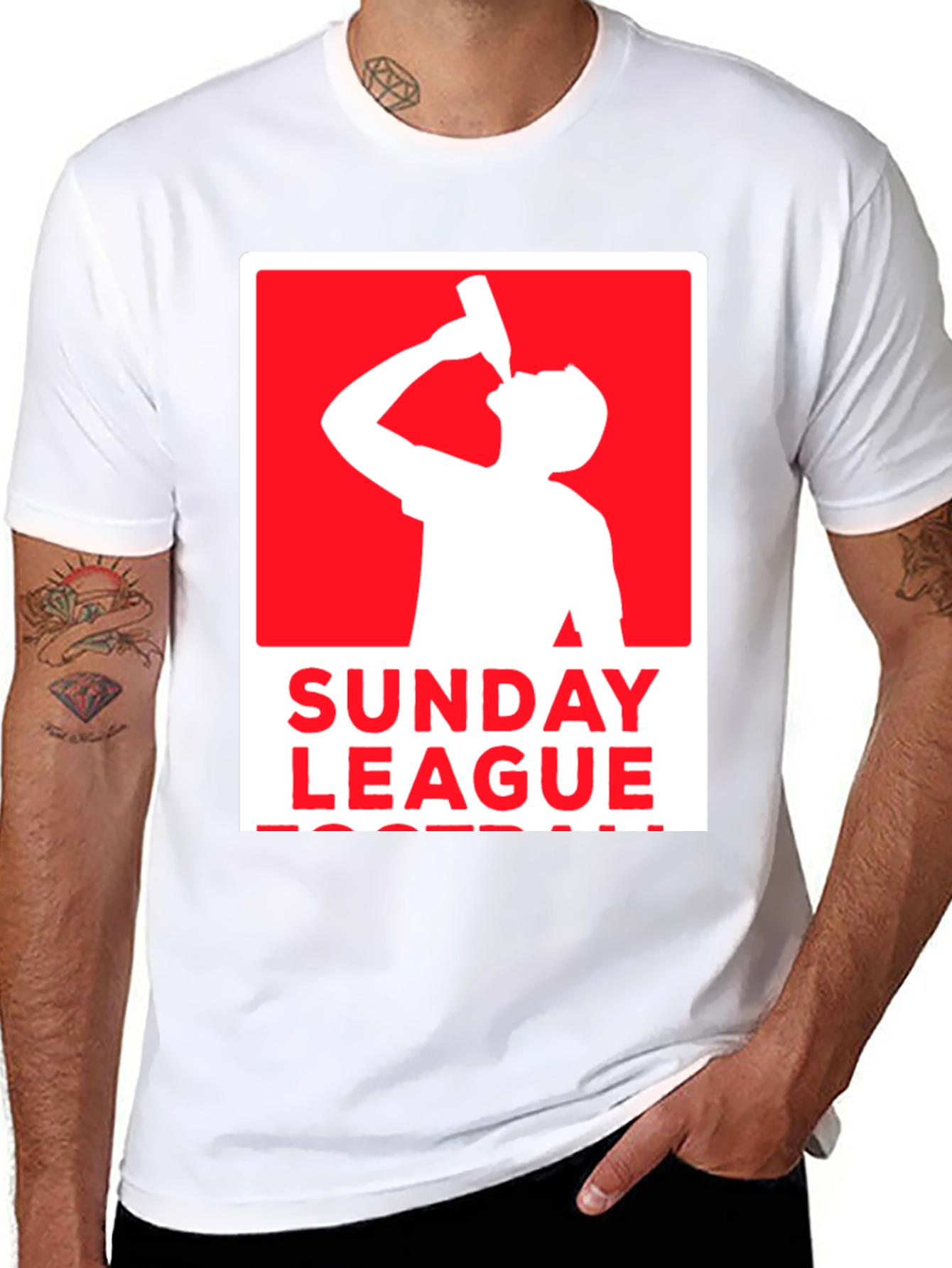 Sunday League Football T-Shirt - Novelty Drinking Design