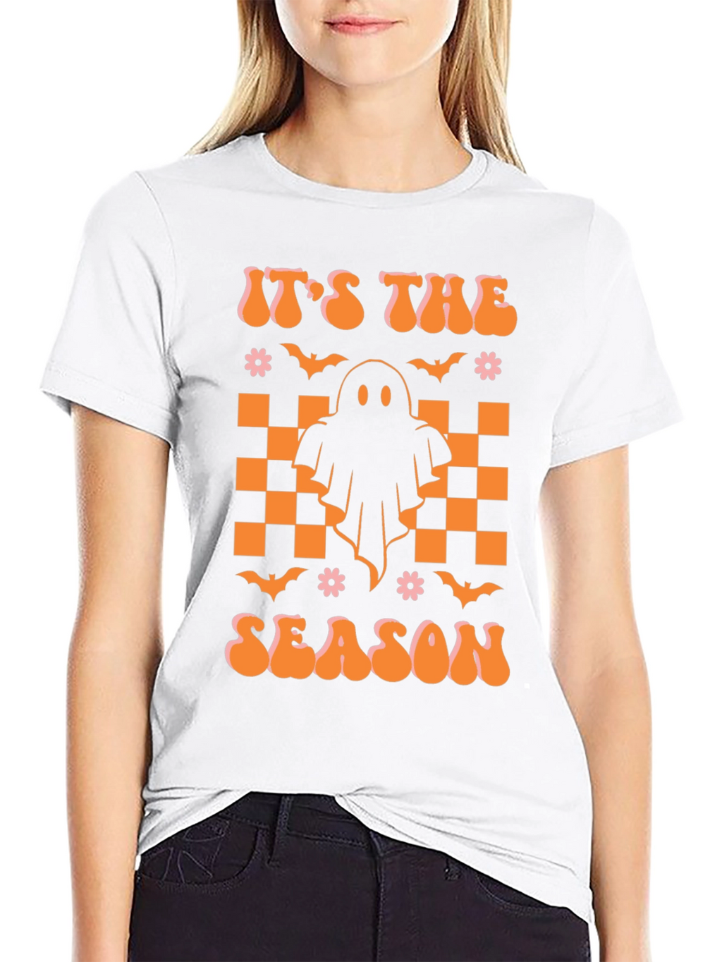 Its The Season Halloween Ghost Graphic Tee