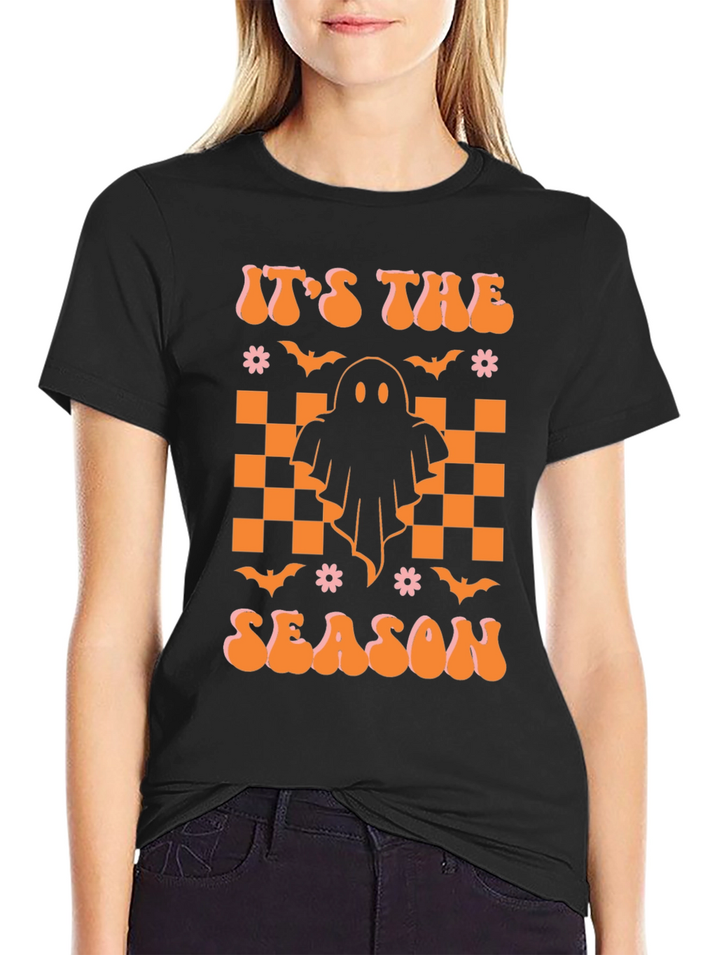 Its The Season Halloween Ghost Graphic Tee