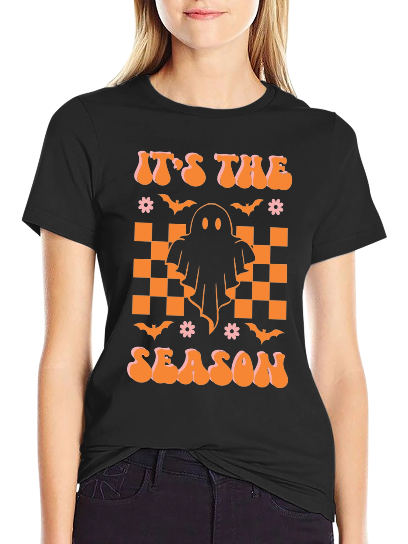 Its The Season Halloween Ghost Graphic Tee