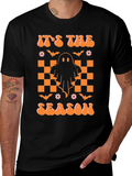 Its The Season Halloween Ghost Graphic Tee
