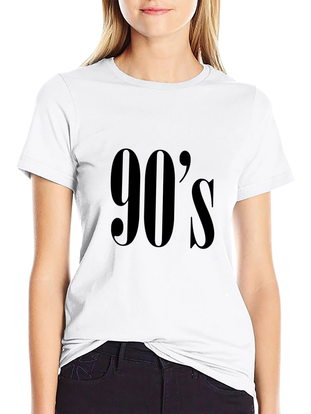90s Throwback Black Graphic Tee