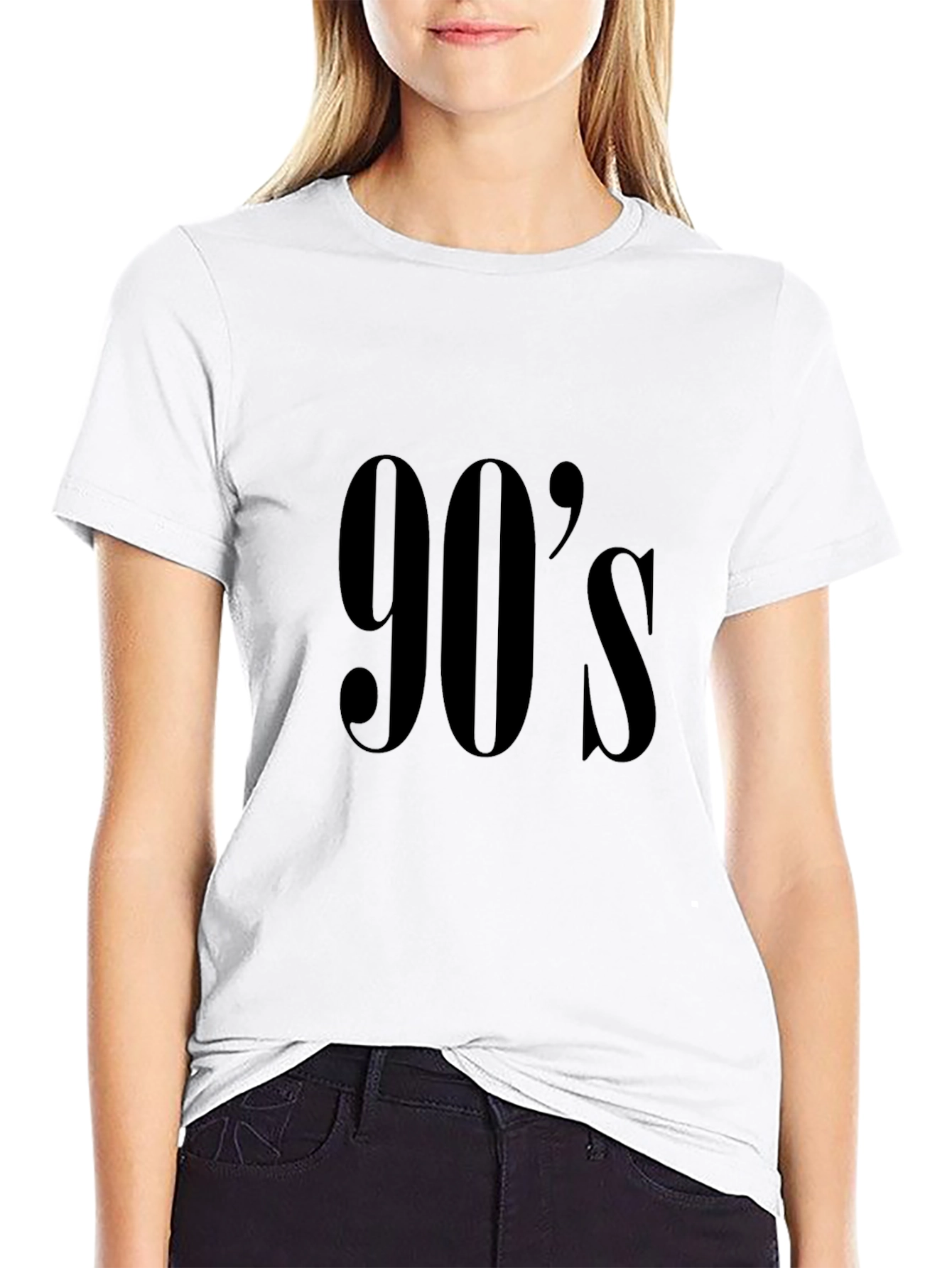 90s Throwback Black Graphic Tee
