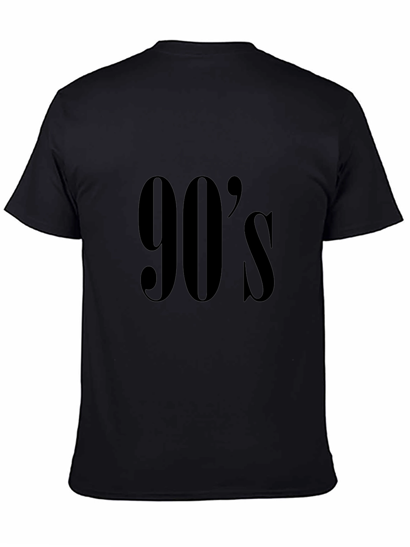 90s Throwback Black Graphic Tee