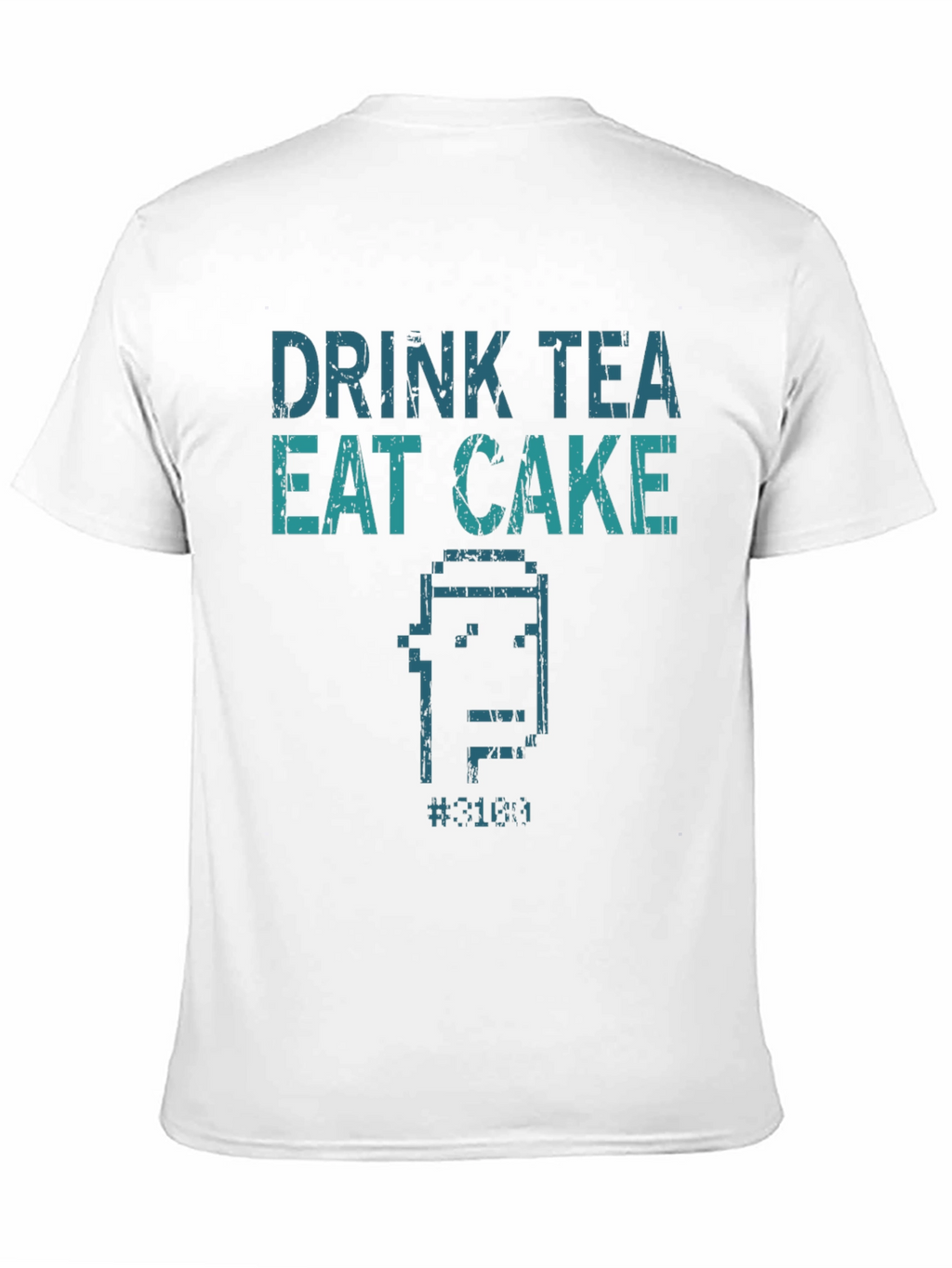 Drink Tea Eat Cake T-Shirt - Pixel Art