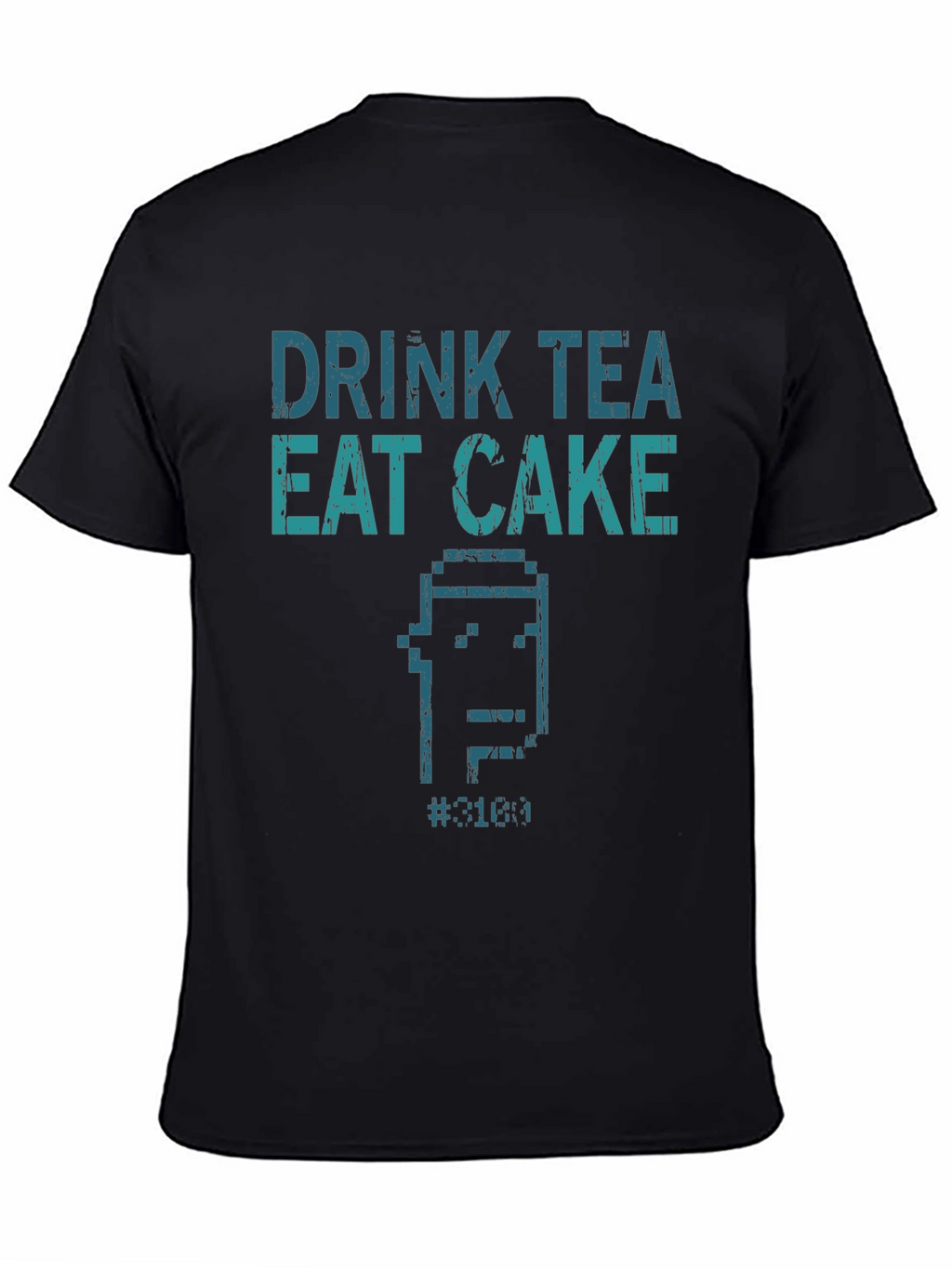 Drink Tea Eat Cake T-Shirt - Pixel Art