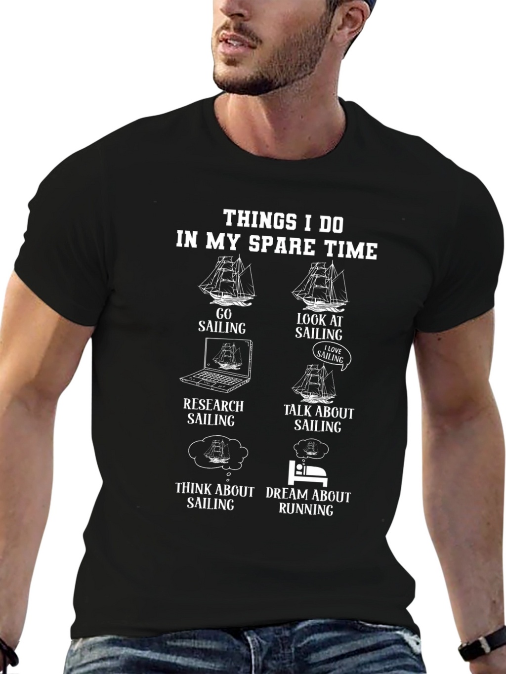 Sailing T-Shirt: Things I Do In My Spare Time