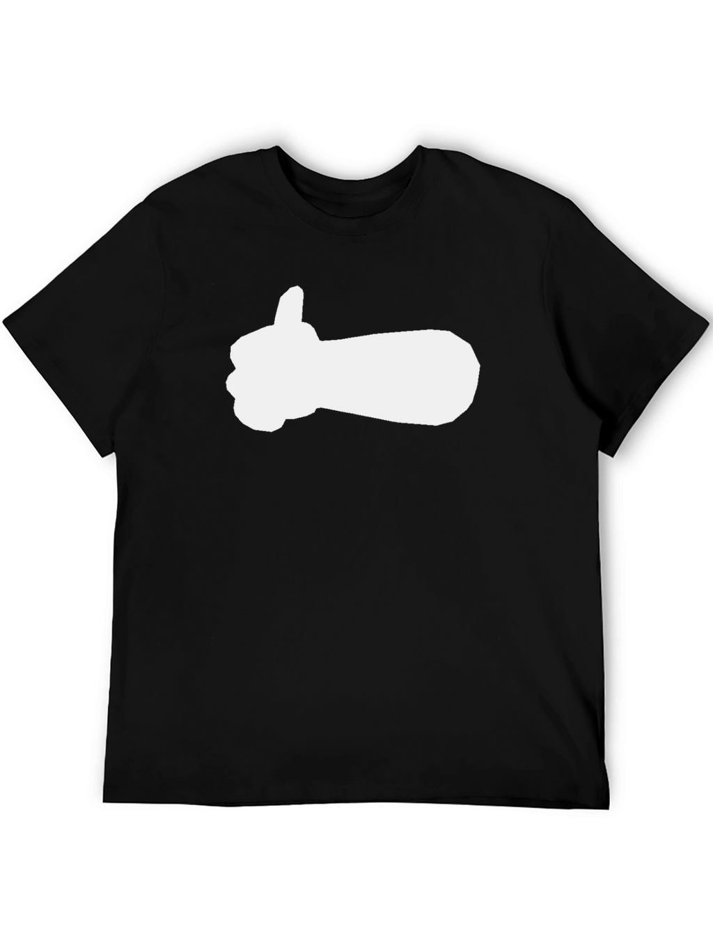 Thumbs Up Graphic Tee - Black Casual Shirt