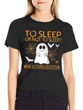 Halloween Ghost Sleep T-Shirt