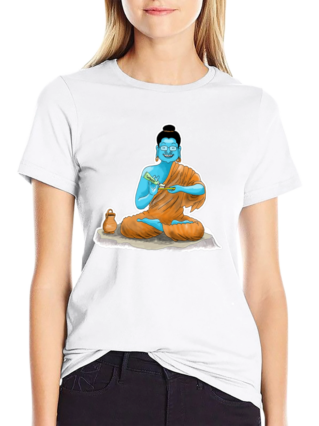 Cartoon Buddha T-Shirt