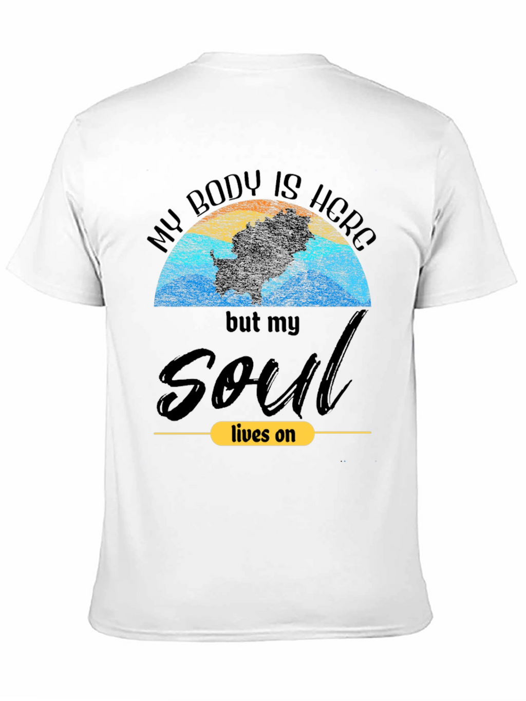 Soul Lives On Graphic Tee - Trendy Unisex T-Shirt