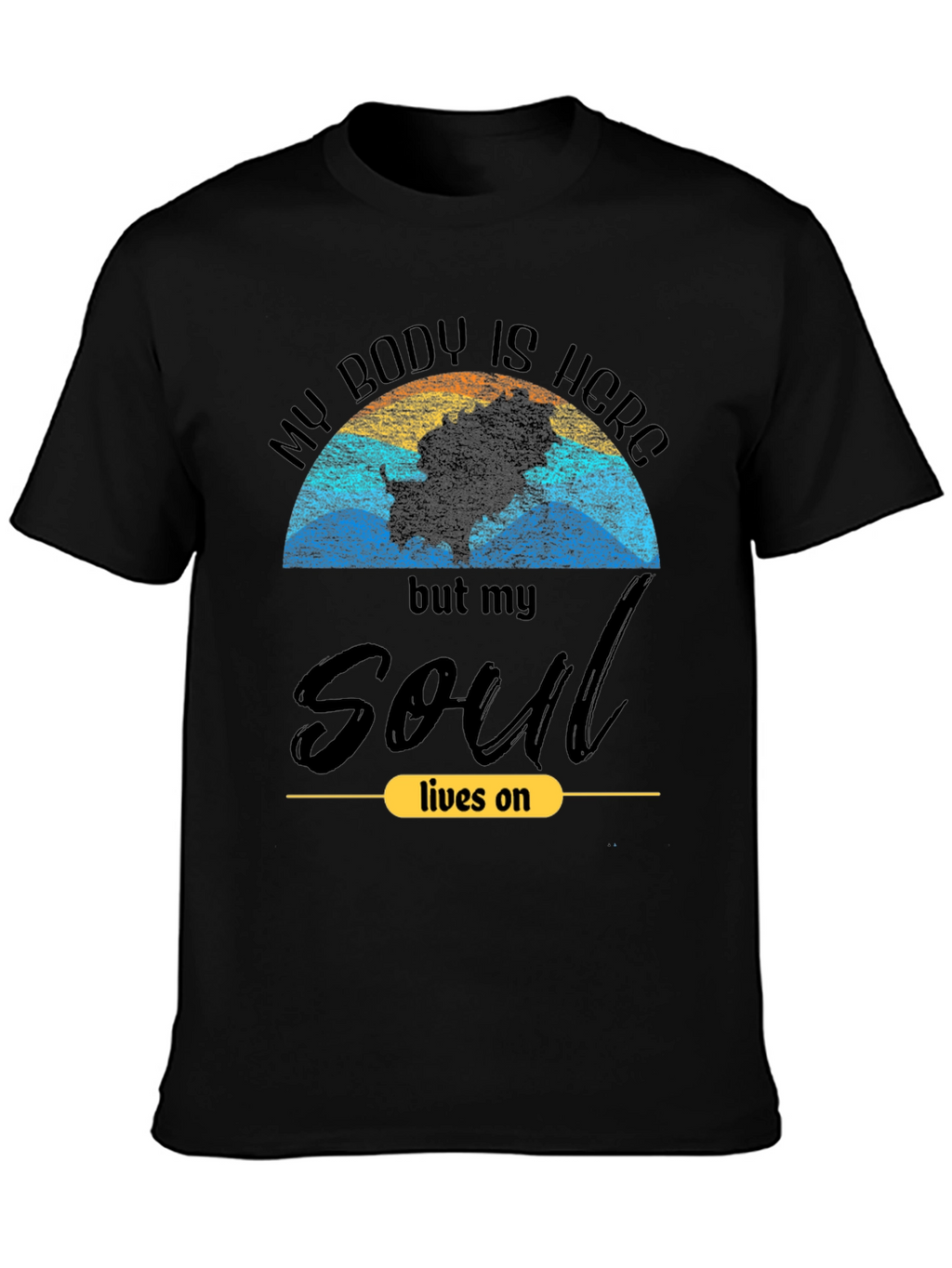 Soul Lives On Graphic Tee - Trendy Unisex T-Shirt