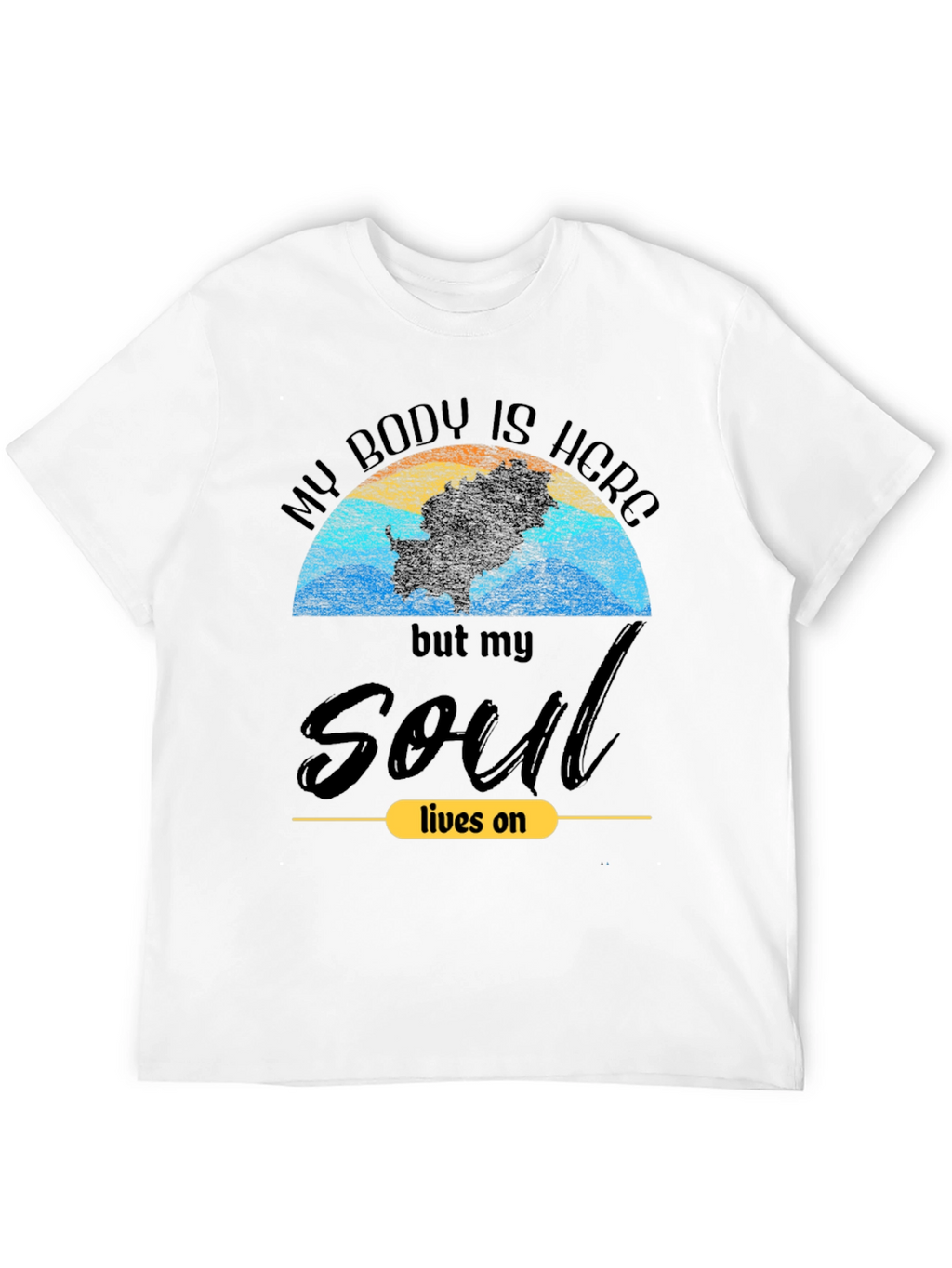 Soul Lives On Graphic Tee - Trendy Unisex T-Shirt