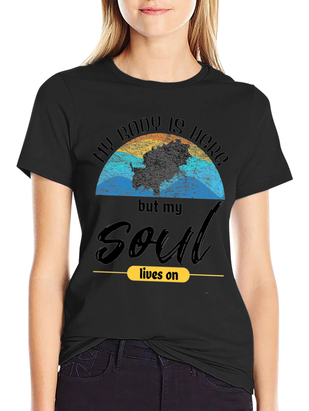Soul Lives On Graphic Tee - Trendy Unisex T-Shirt