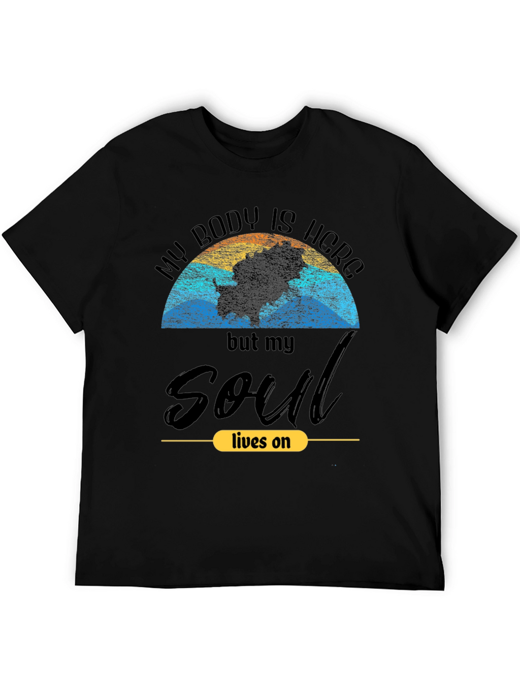 Soul Lives On Graphic Tee - Trendy Unisex T-Shirt
