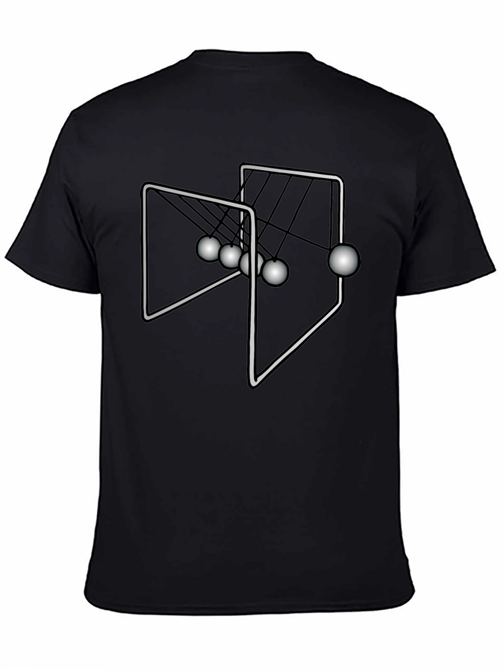 Newtons Cradle T-Shirt - Kinetic Energy Science Tee