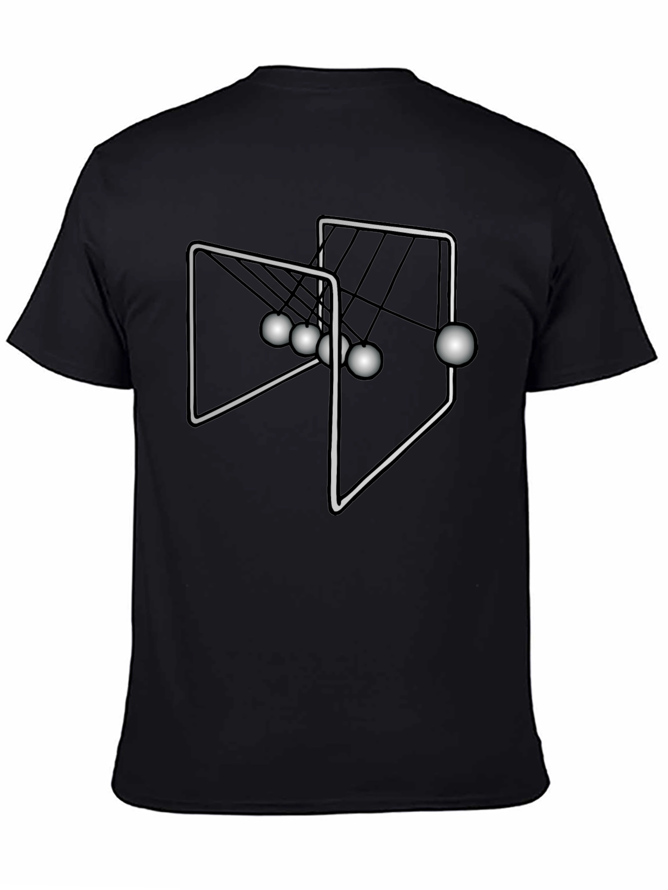 Newtons Cradle T-Shirt - Kinetic Energy Science Tee