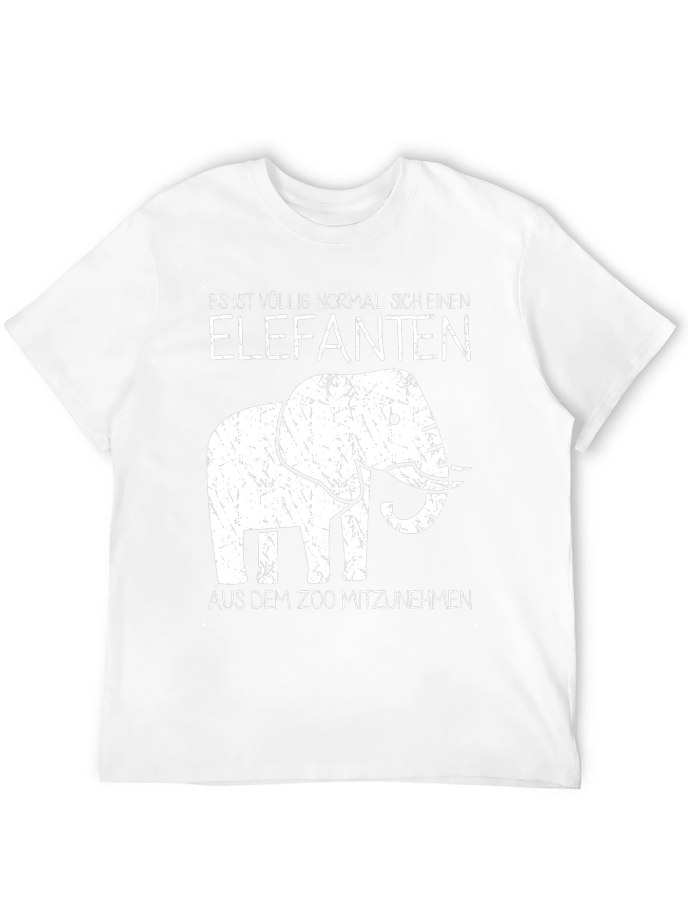 Elephant Zoo T-Shirt - German Slogan Tee