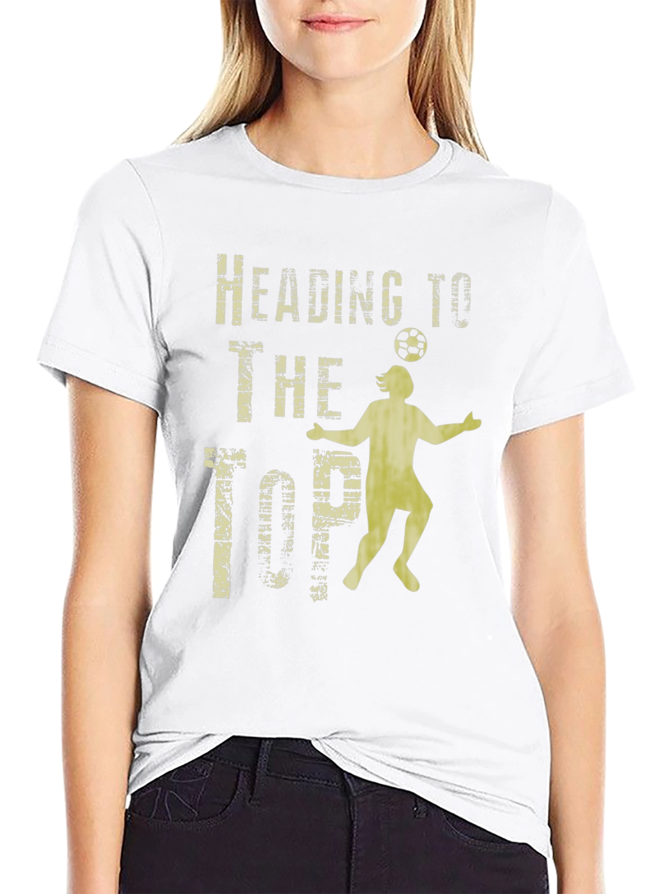 Heading to the Top Soccer T-Shirt