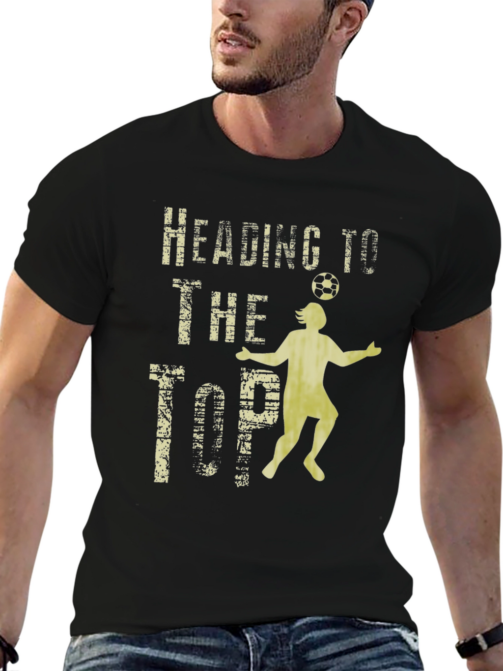 Heading to the Top Soccer T-Shirt