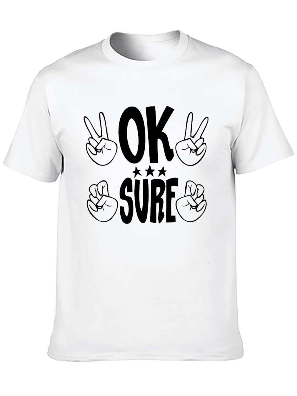 OK Sure Graphic Tee - Casual Comfort