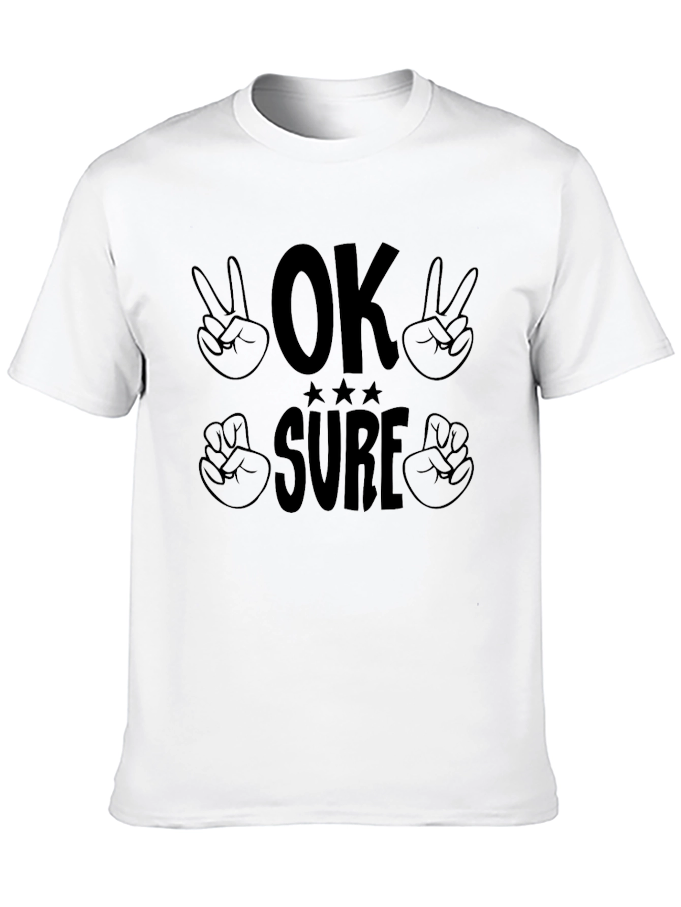 OK Sure Graphic Tee - Casual Comfort