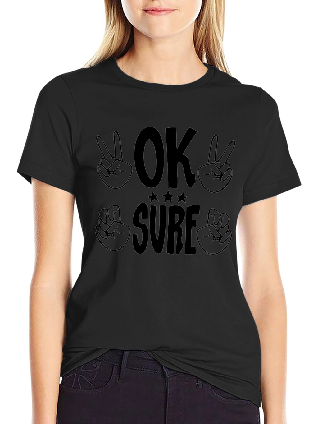 OK Sure Graphic Tee - Casual Comfort