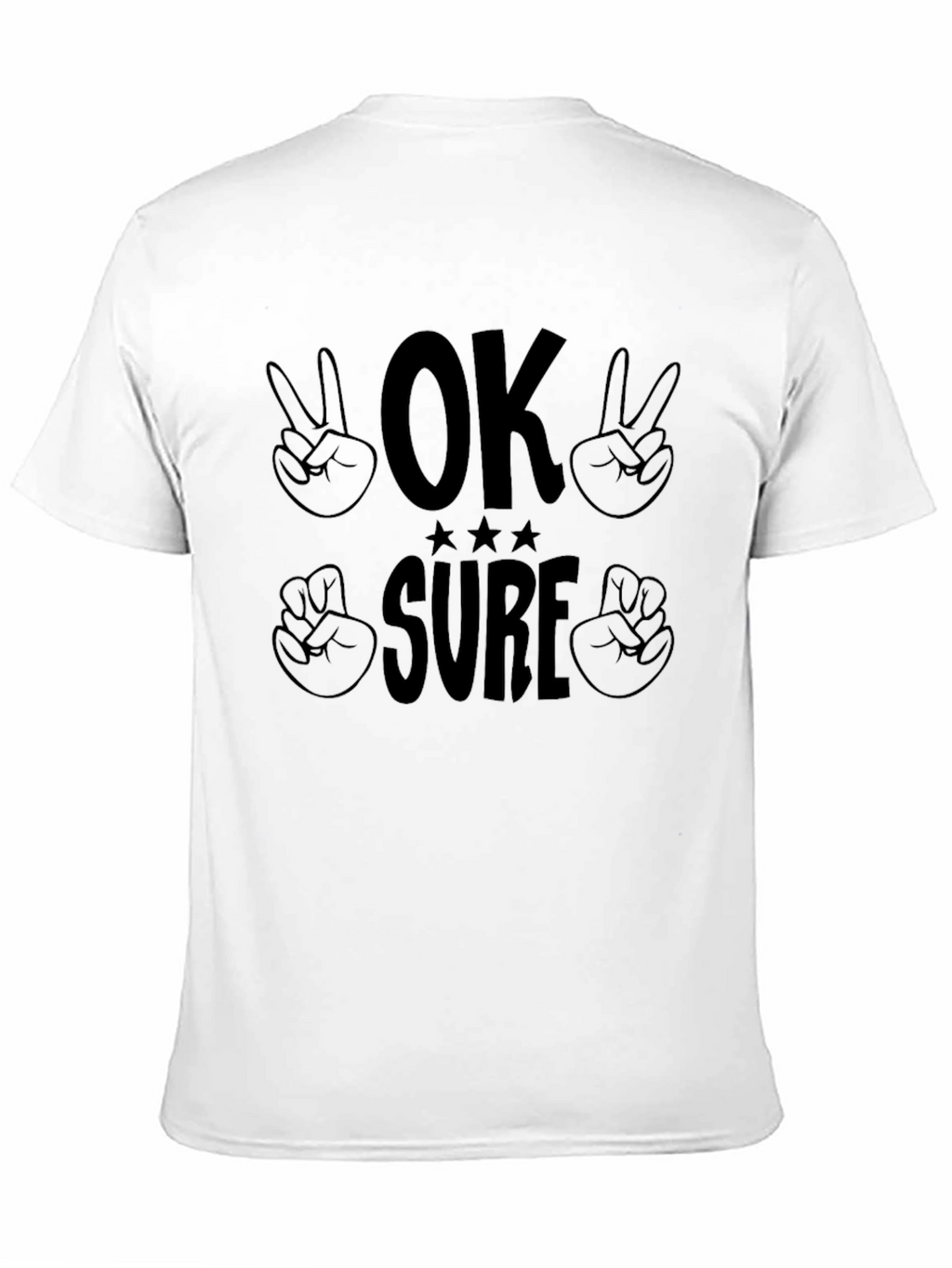 OK Sure Graphic Tee - Casual Comfort