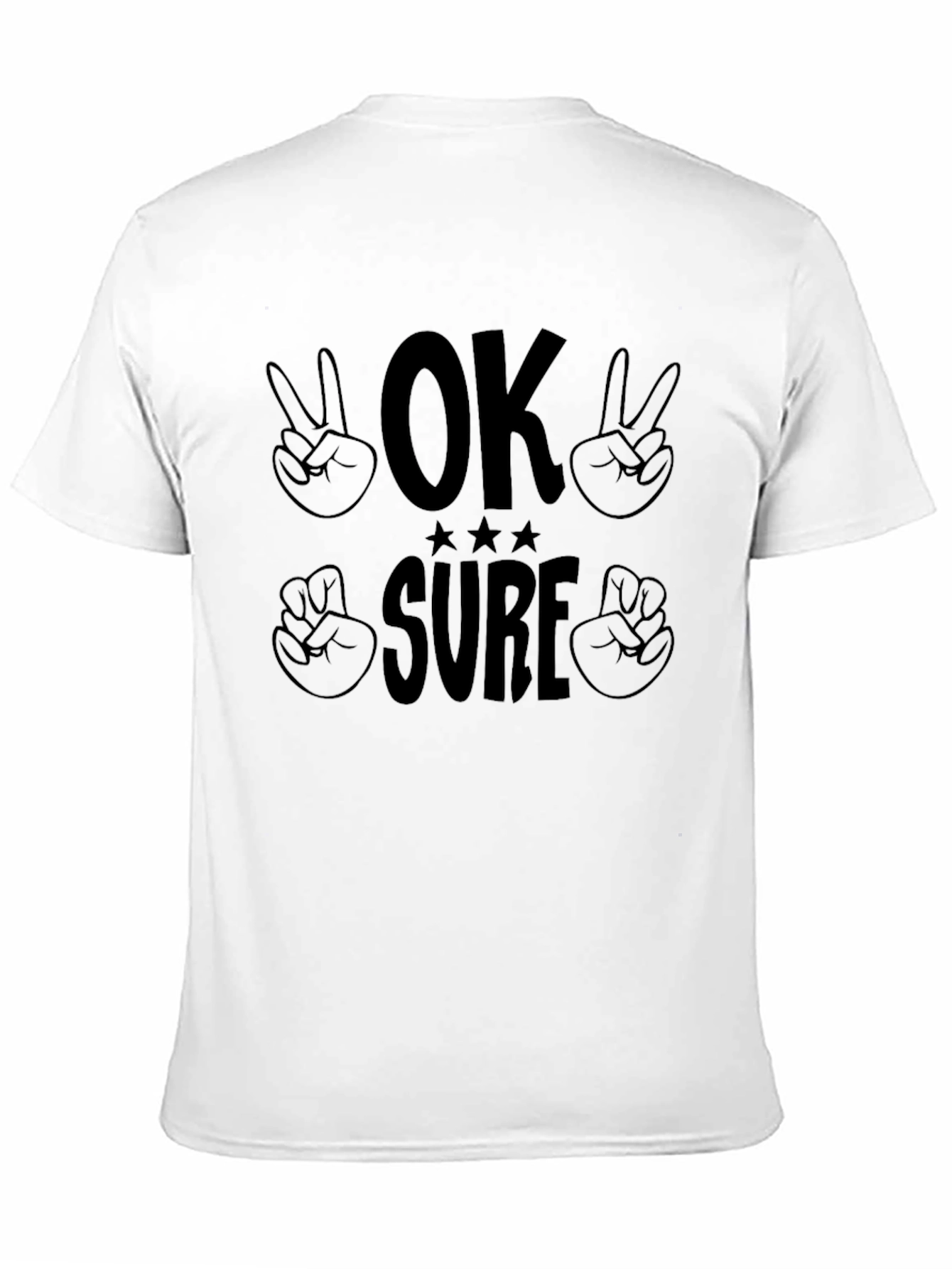 OK Sure Graphic Tee - Casual Comfort