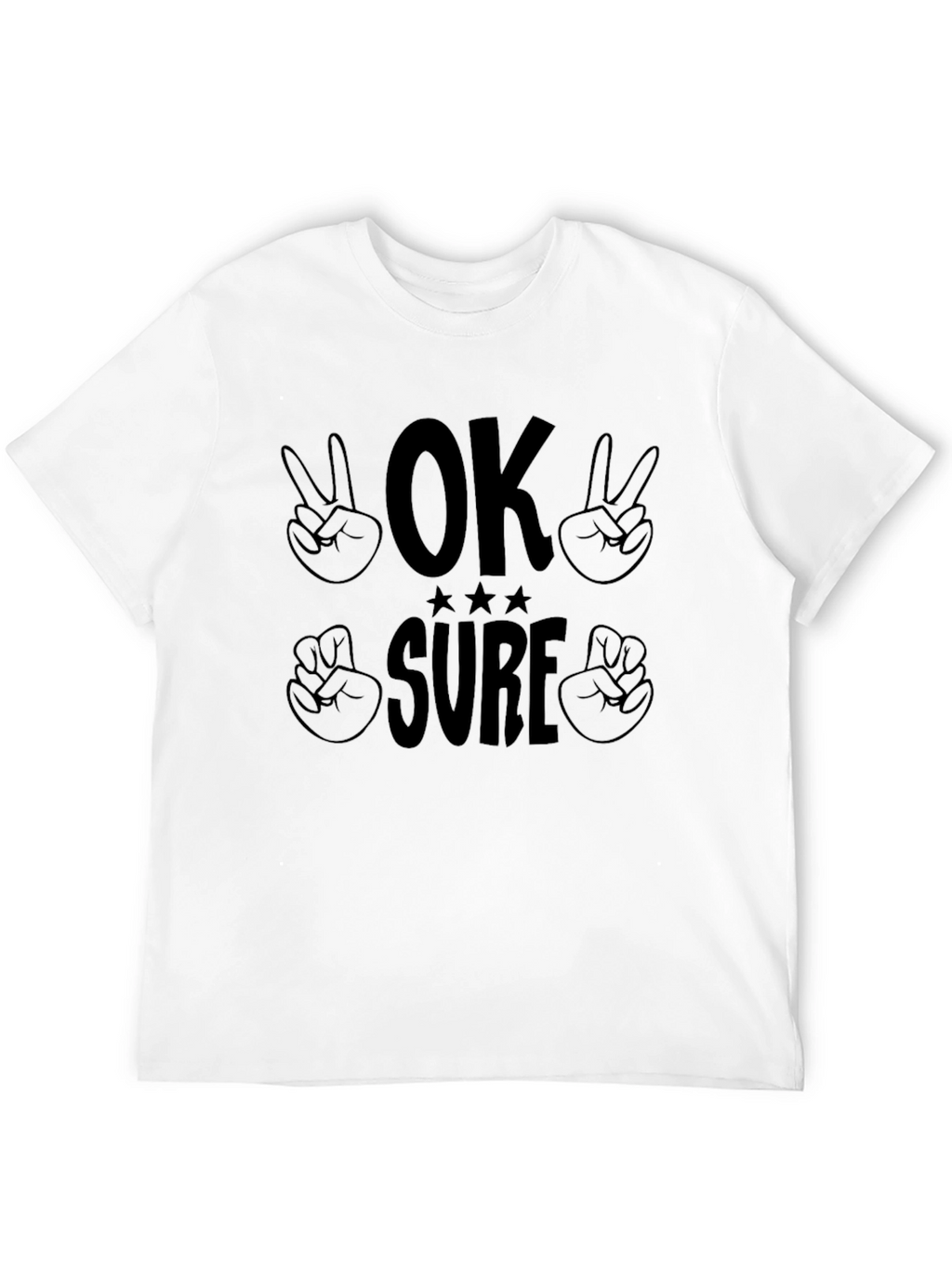 OK Sure Graphic Tee - Casual Comfort
