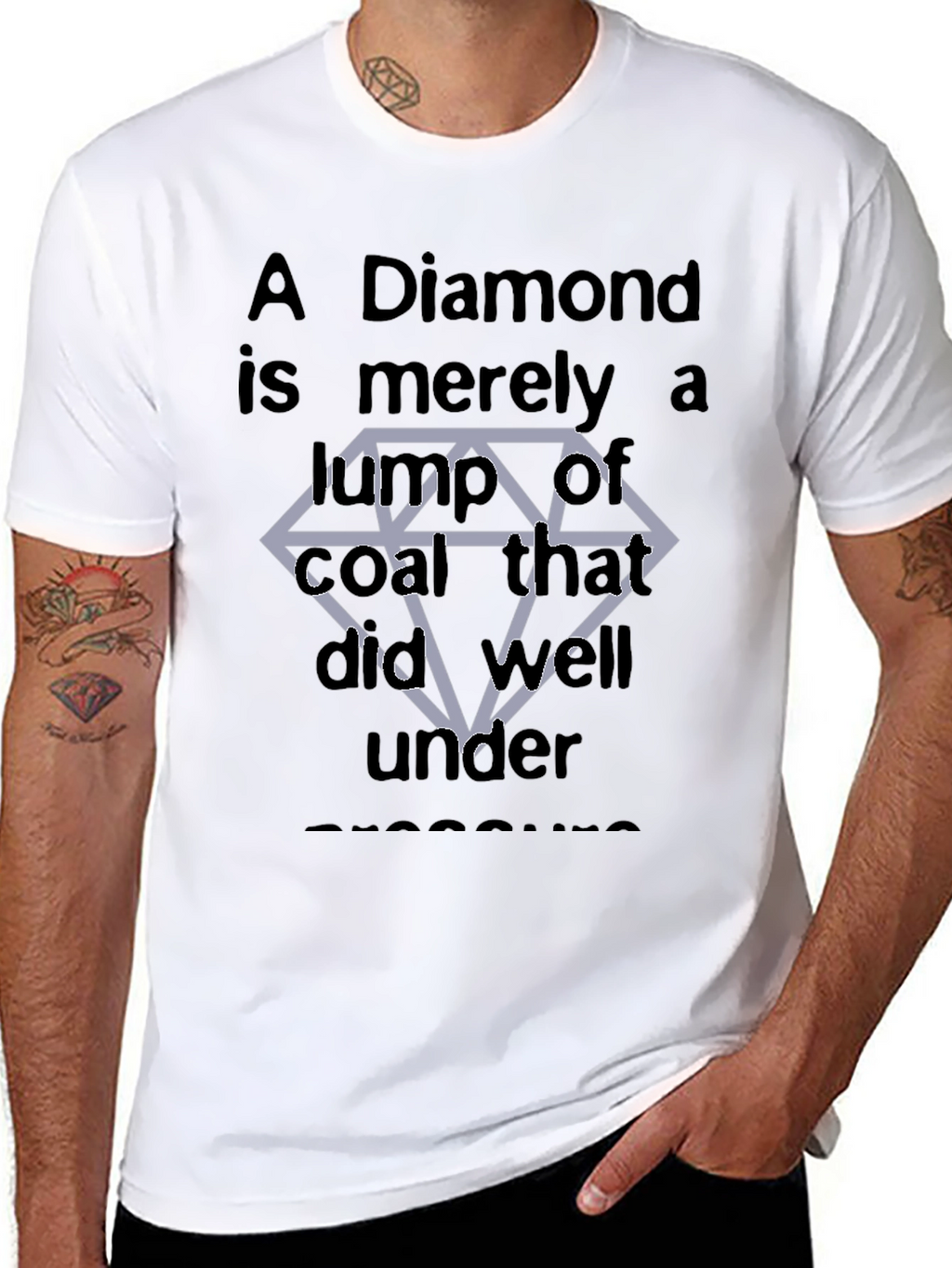 Diamond Coal Pressure Graphic T-Shirt