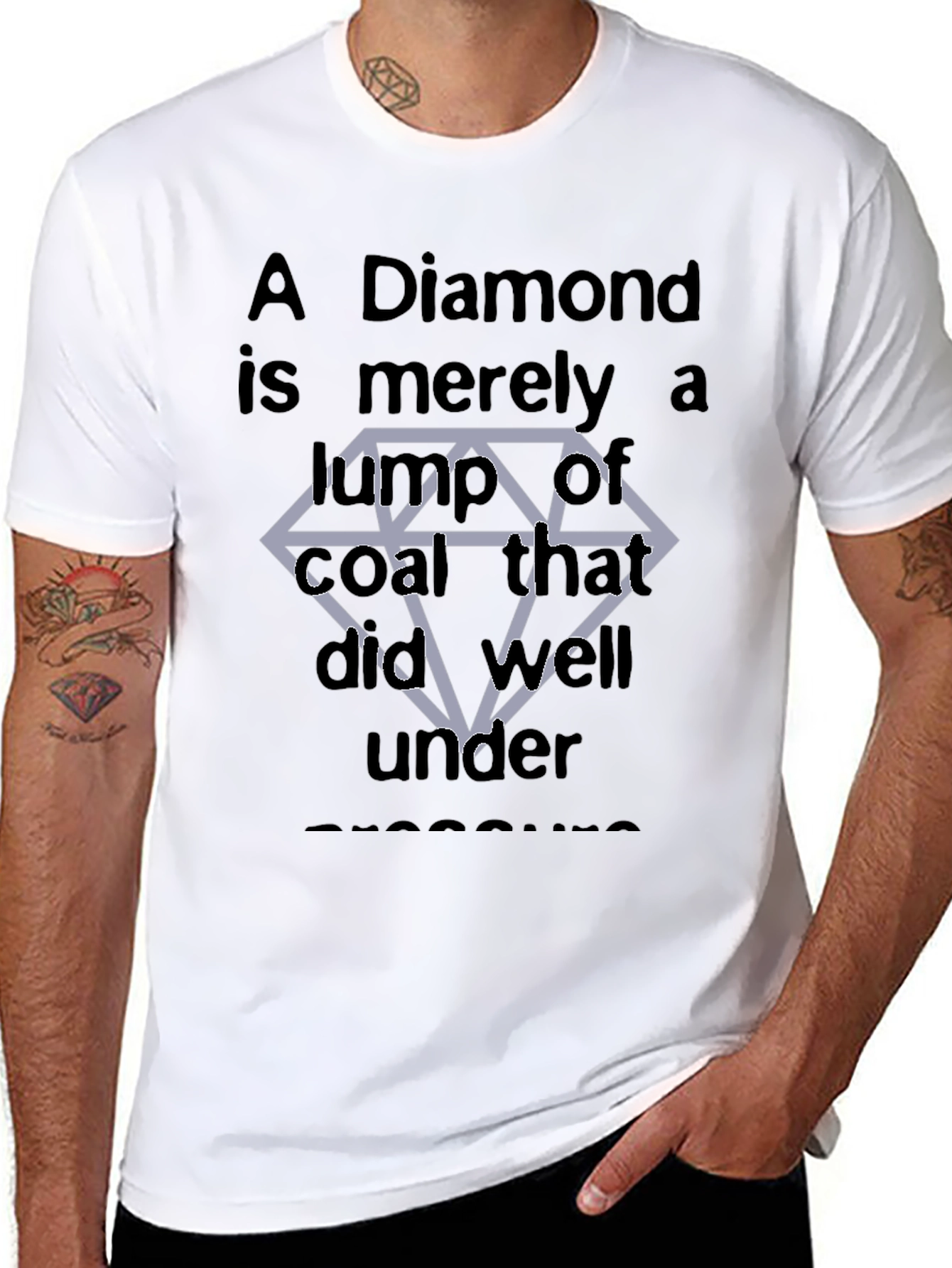 Diamond Coal Pressure Graphic T-Shirt