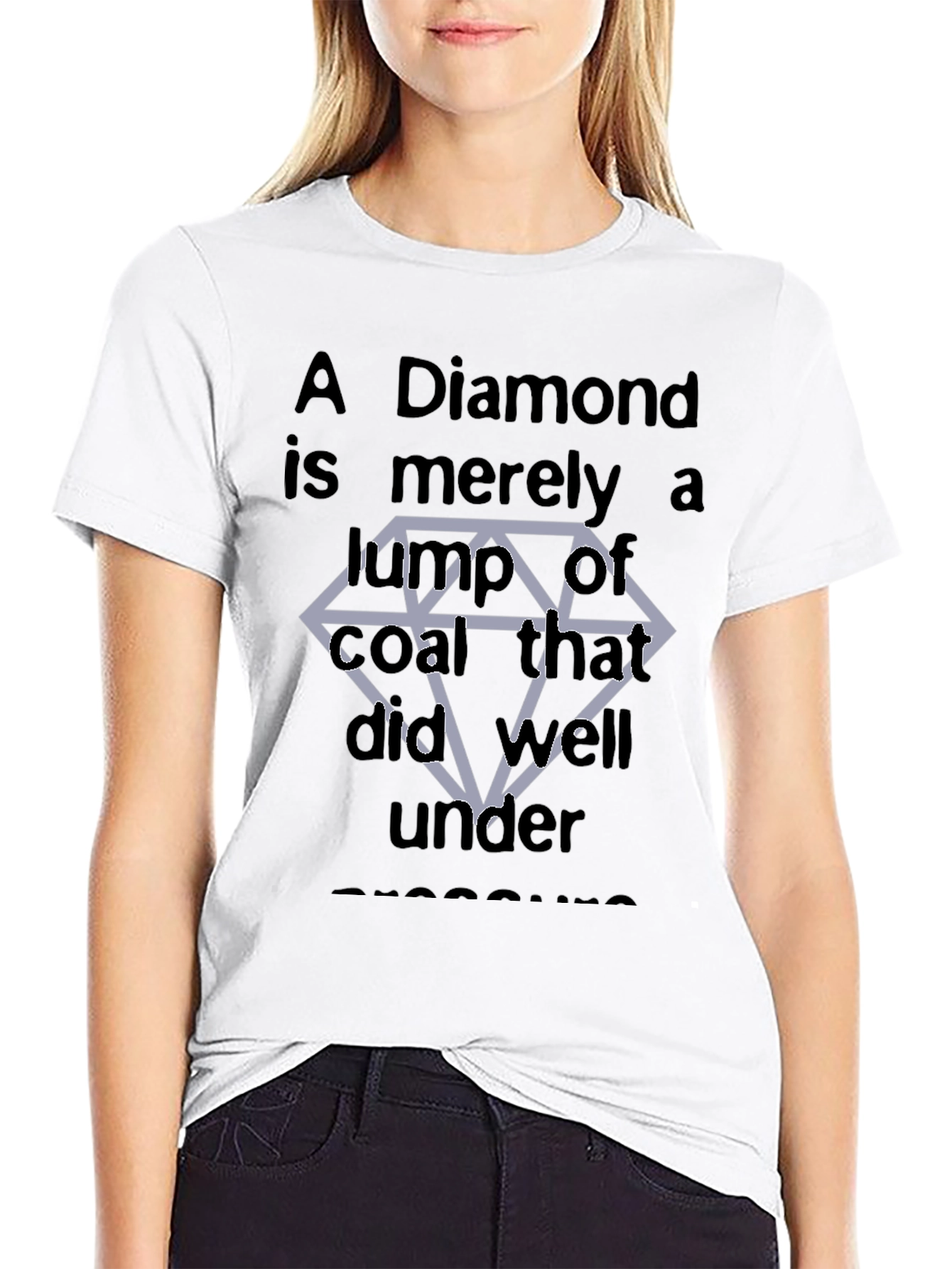 Diamond Coal Pressure Graphic T-Shirt