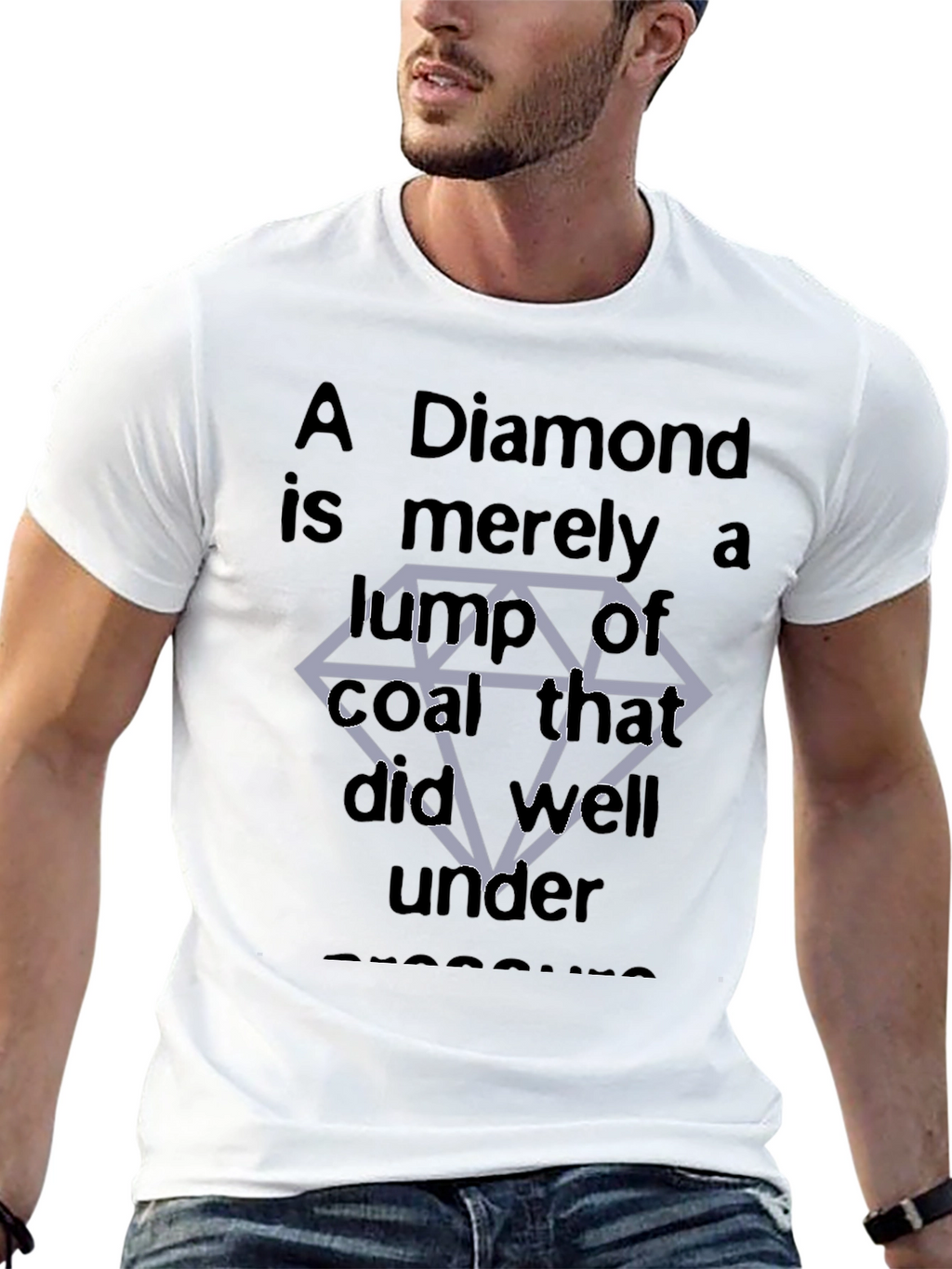 Diamond Coal Pressure Graphic T-Shirt