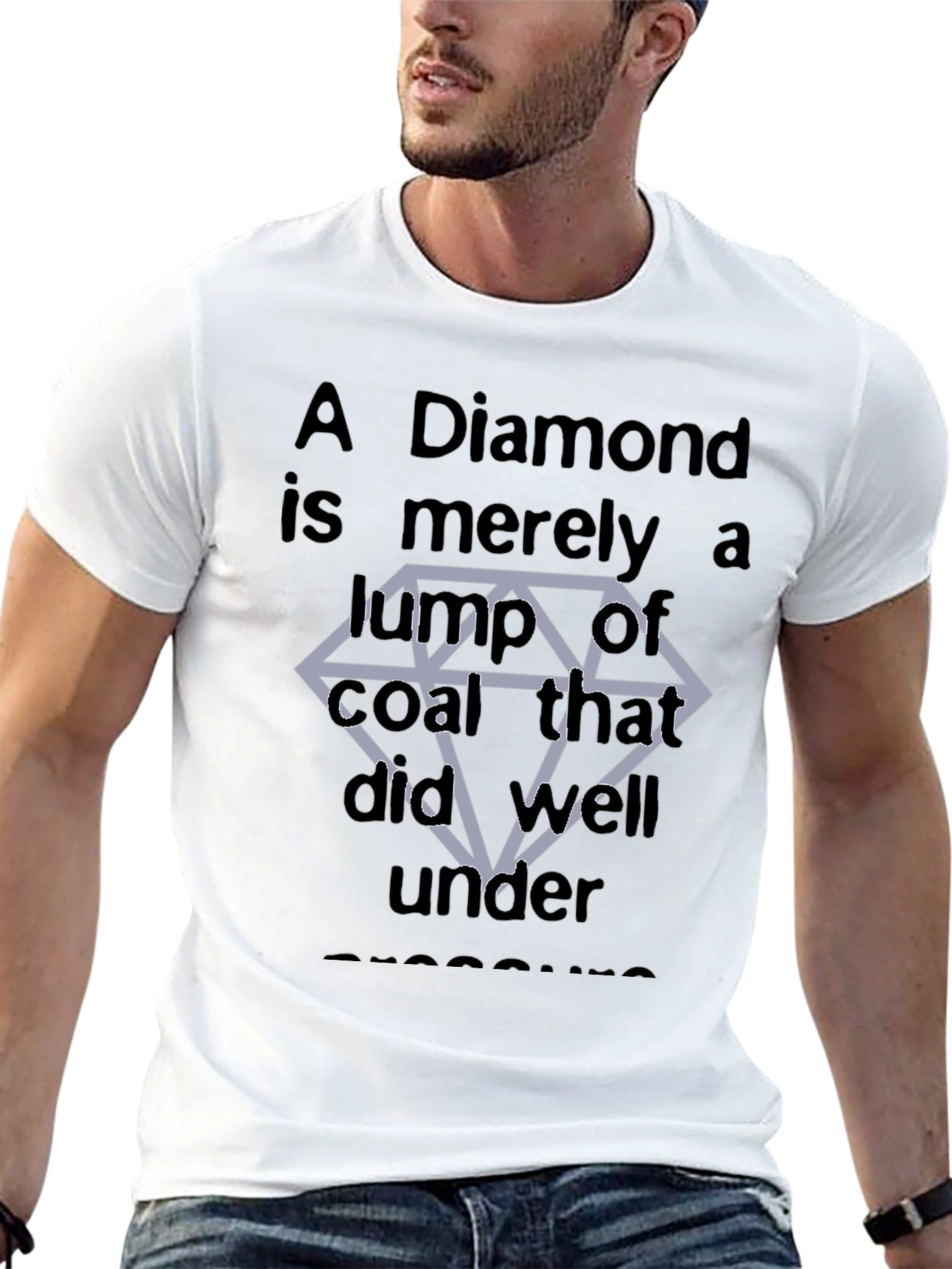 Diamond Coal Pressure Graphic T-Shirt