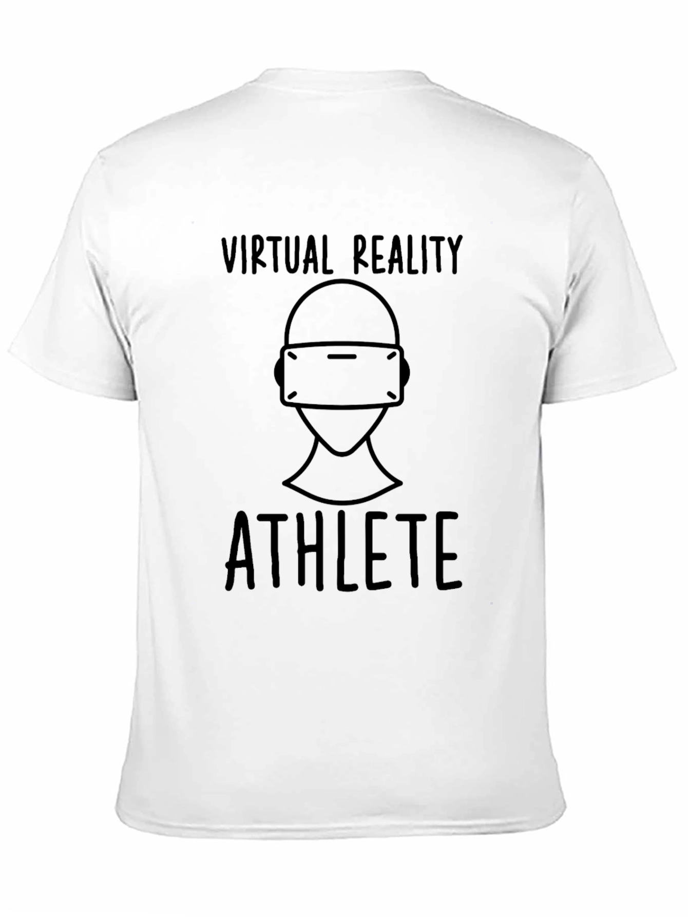 Virtual Reality Athlete Graphic Tee - Black