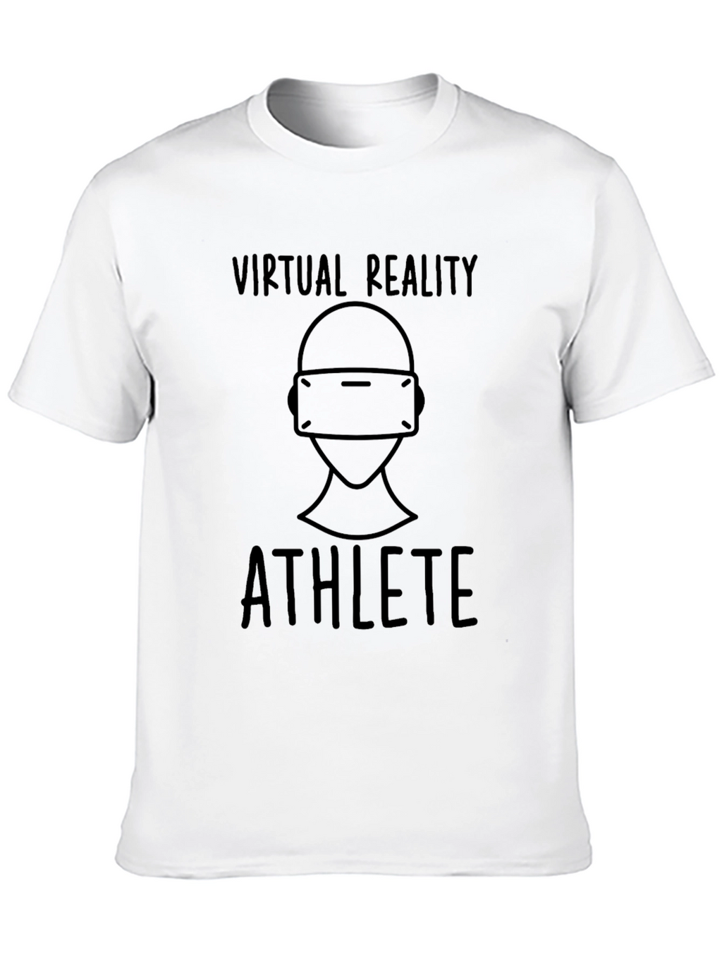 Virtual Reality Athlete Graphic Tee - Black