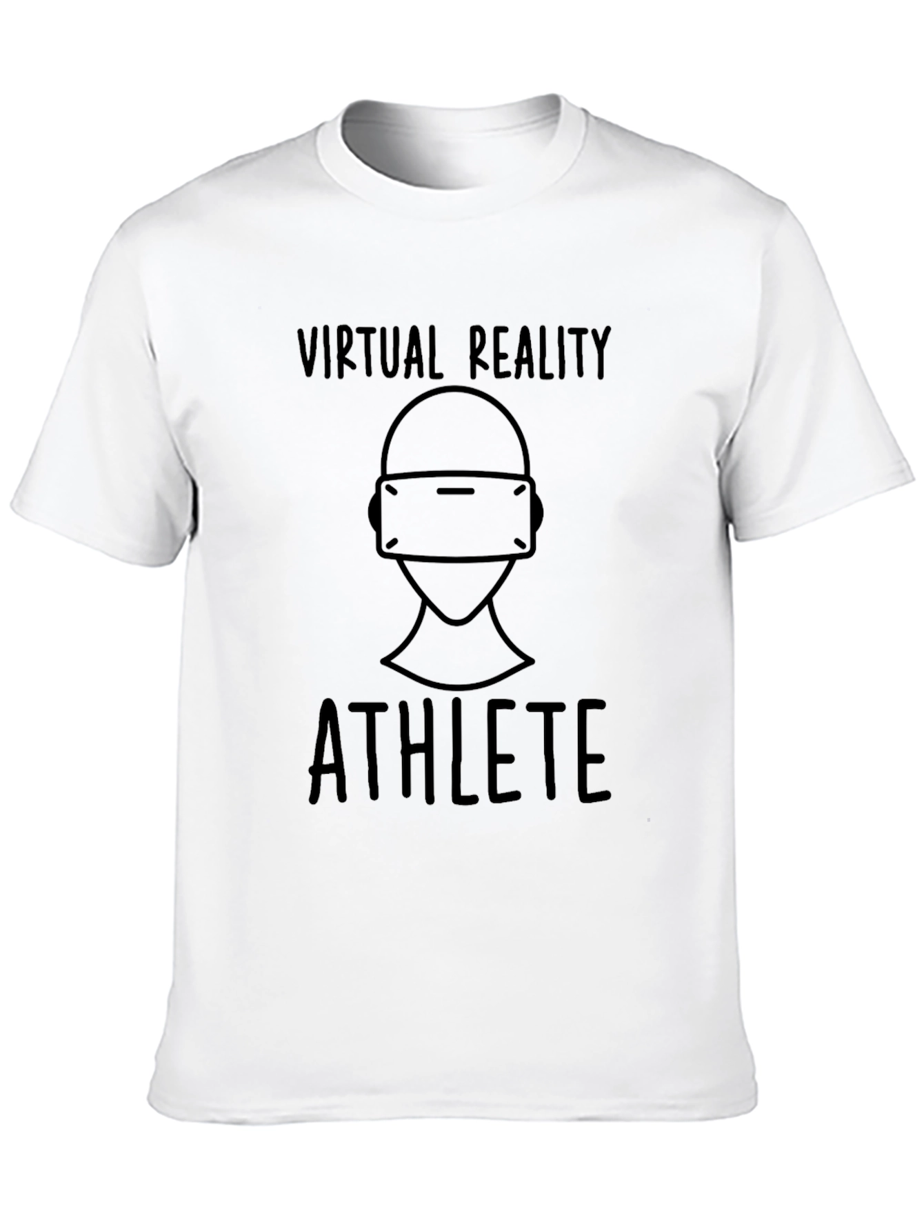 Virtual Reality Athlete Graphic Tee - Black