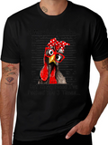 Funny Chicken T-Shirt: I May Look Calm