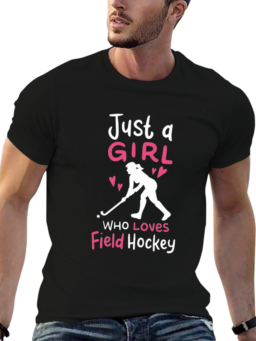 Just a Girl Who Loves Field Hockey T-Shirt