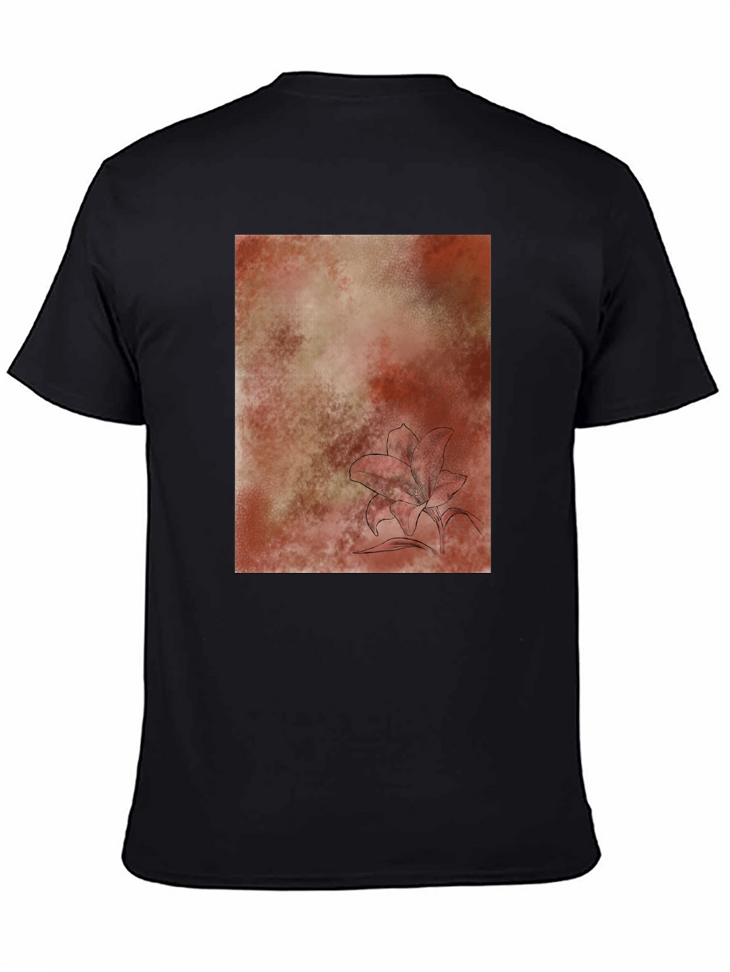 Abstract Floral T-Shirt - Casual Comfort