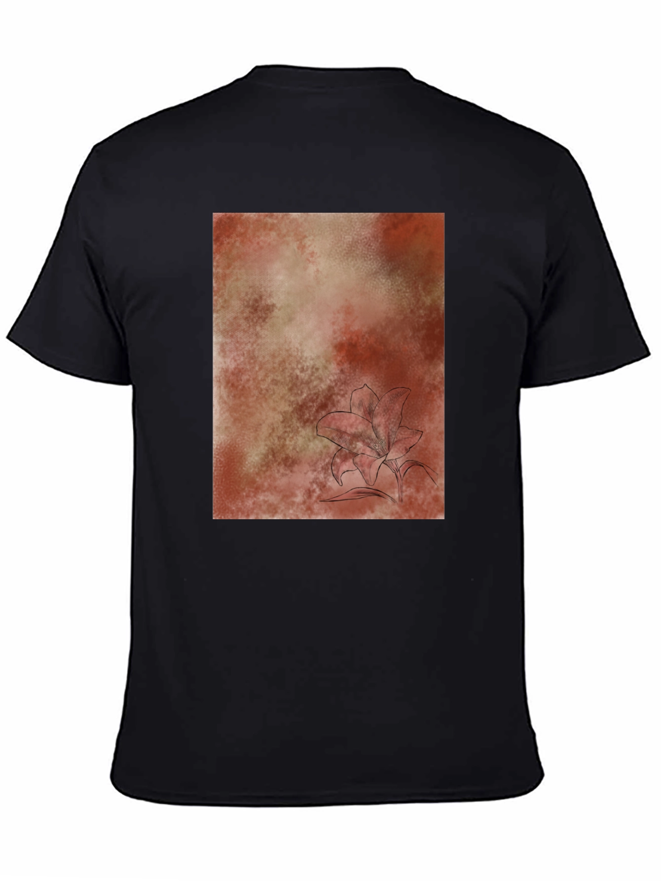 Abstract Floral T-Shirt - Casual Comfort