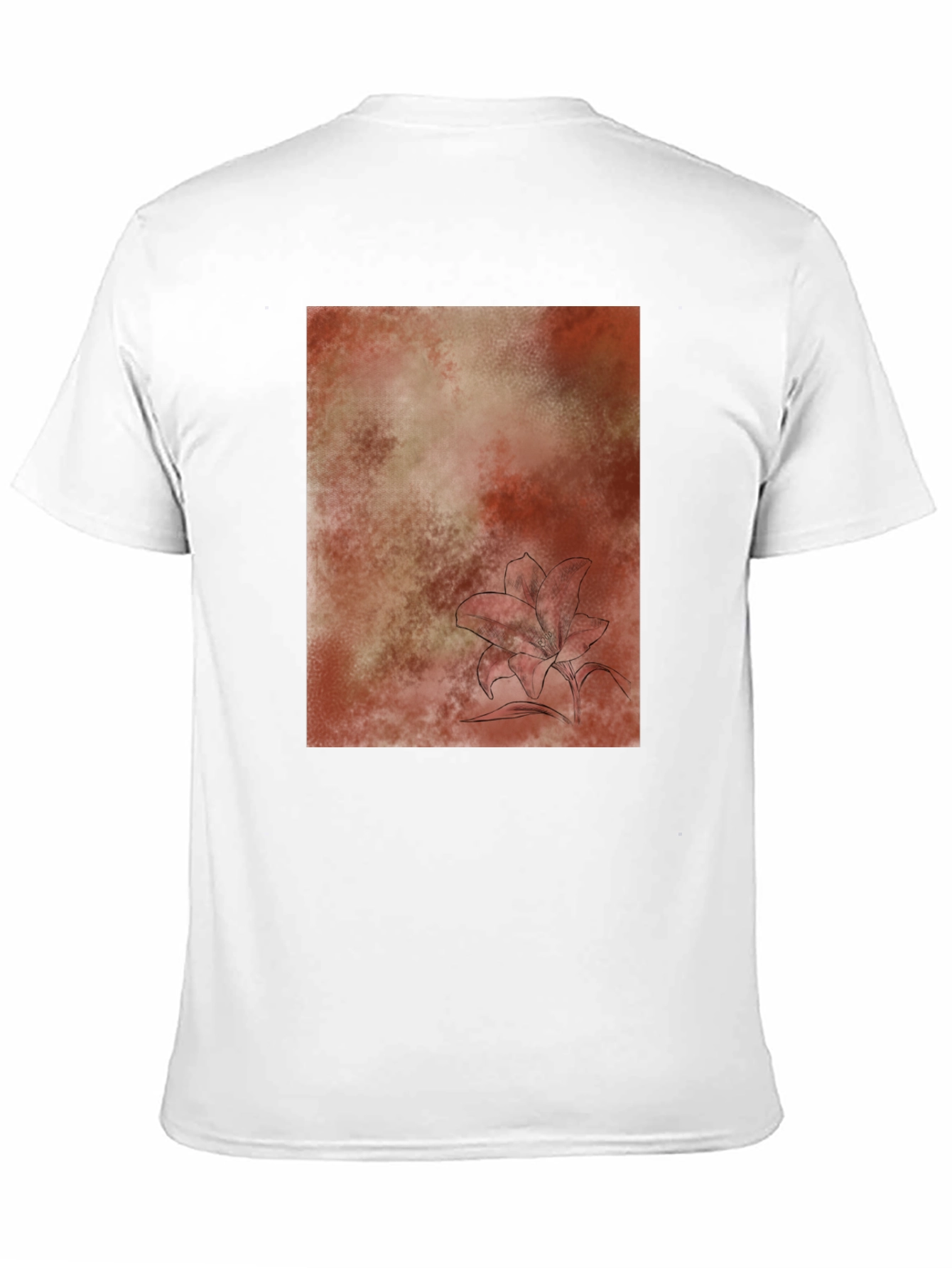 Abstract Floral T-Shirt - Casual Comfort