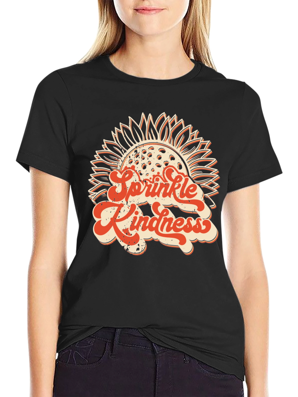 Sprinkle Kindness Sunflower Graphic Tee