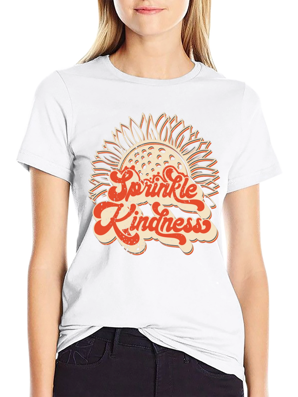 Sprinkle Kindness Sunflower Graphic Tee