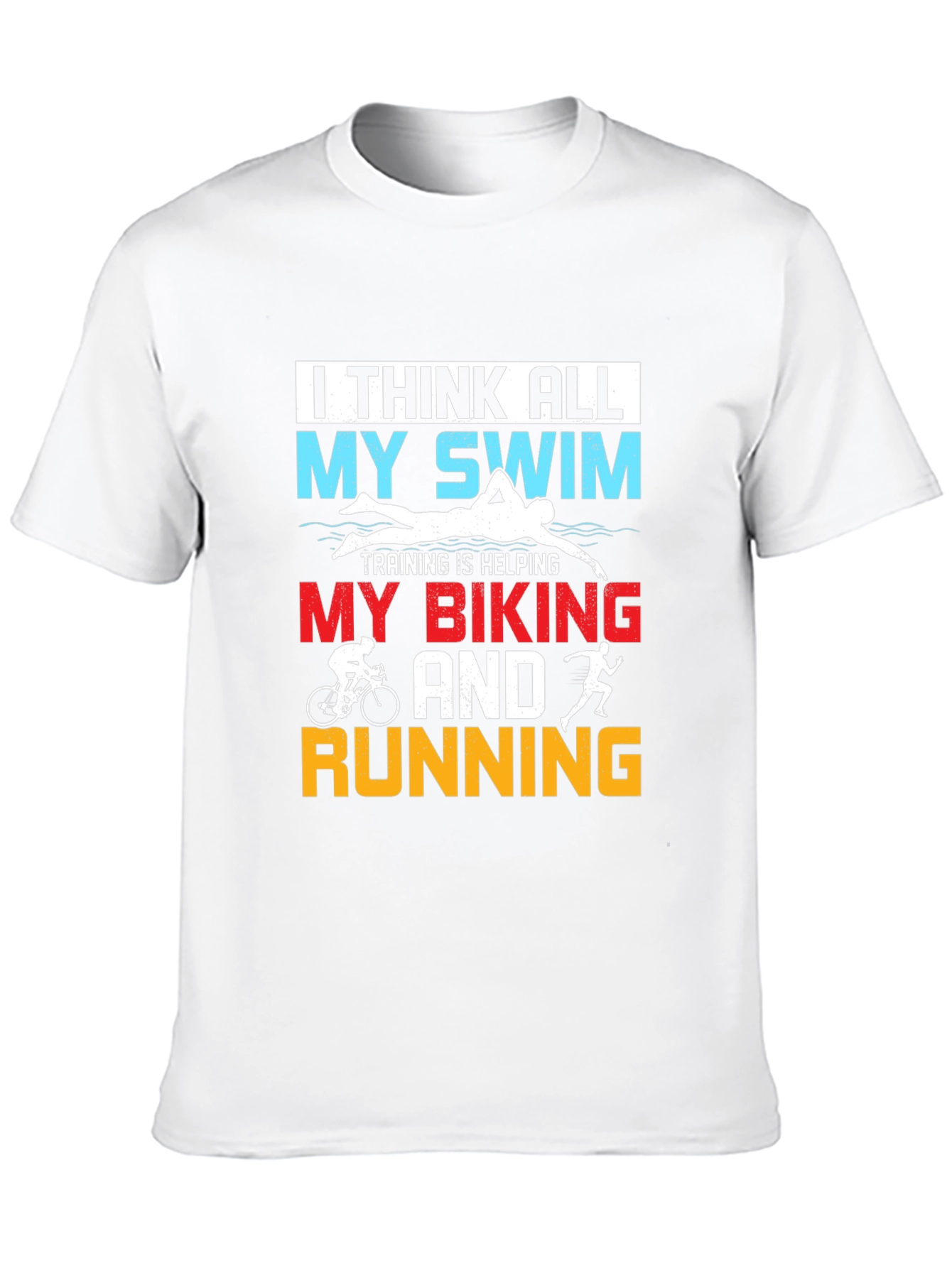 Triathlon Training Tee: Swim Bike Run