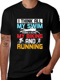 Triathlon Training Tee: Swim Bike Run