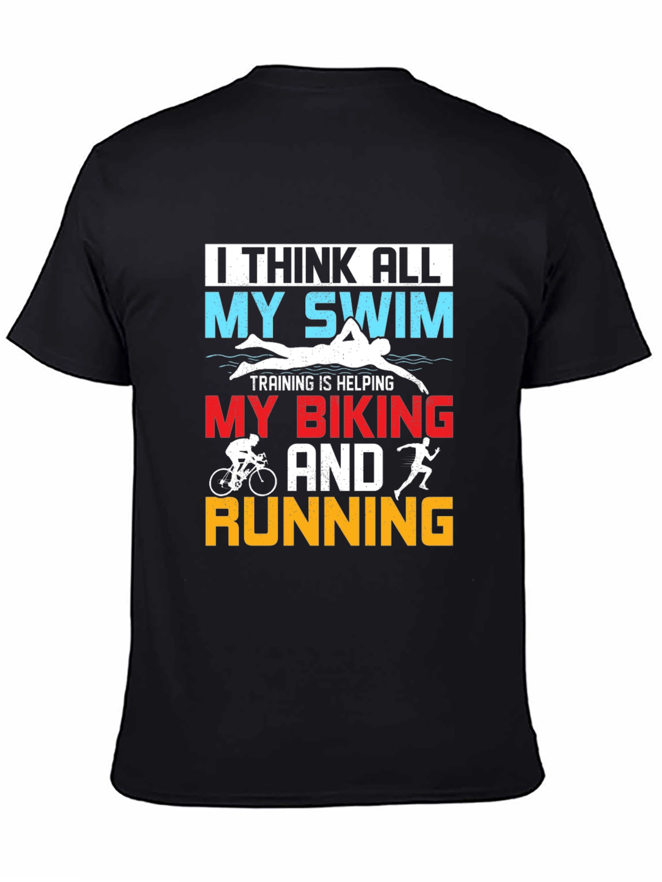 Triathlon Training Tee: Swim Bike Run