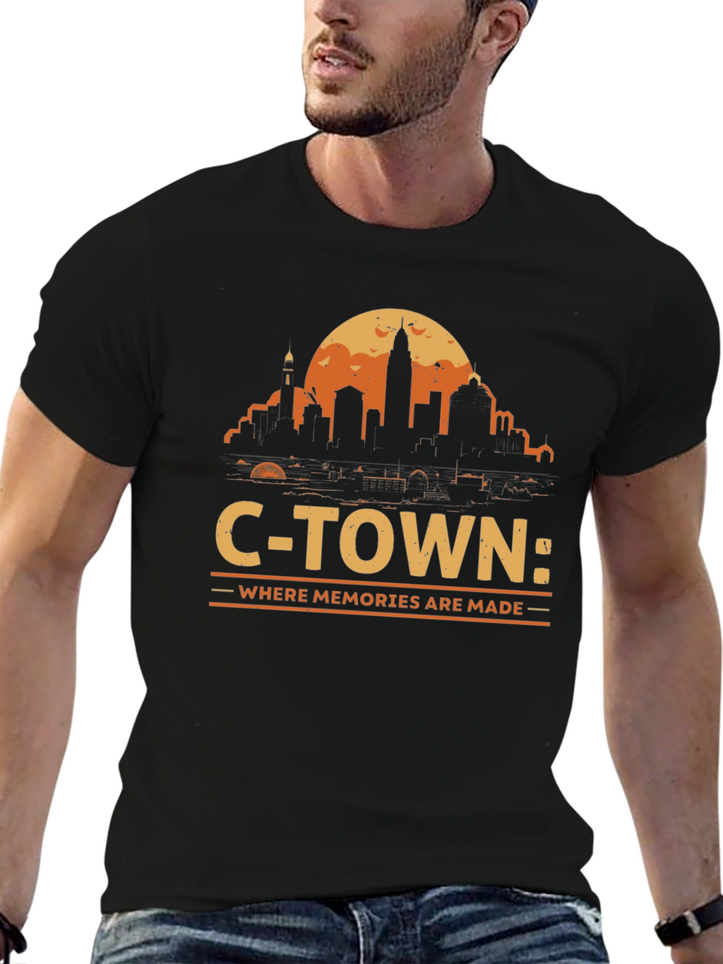 C-Town Memories Graphic Tee - Black